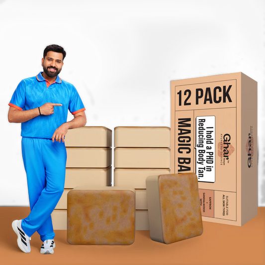 Magic Soap (Sandal Wood and Saffron Soap) PACK-12