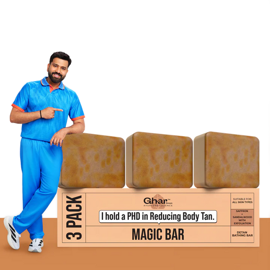 Magic Soap (Sandal Wood and Saffron Soap) PACK 3
