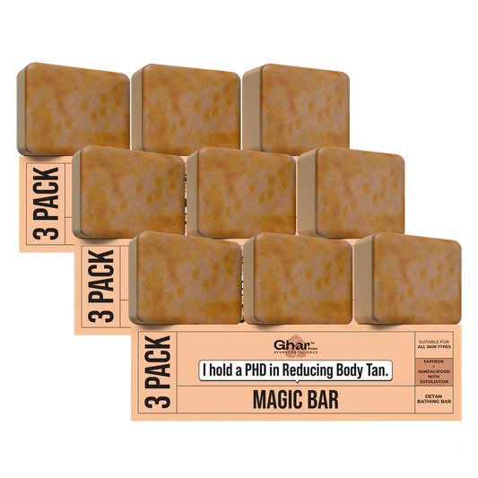 Magic Soap (Sandal Wood and Saffron Soap) PACK 9