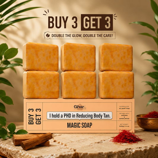 Magic Soap (Sandal Wood and Saffron Soap) BUY3GET3